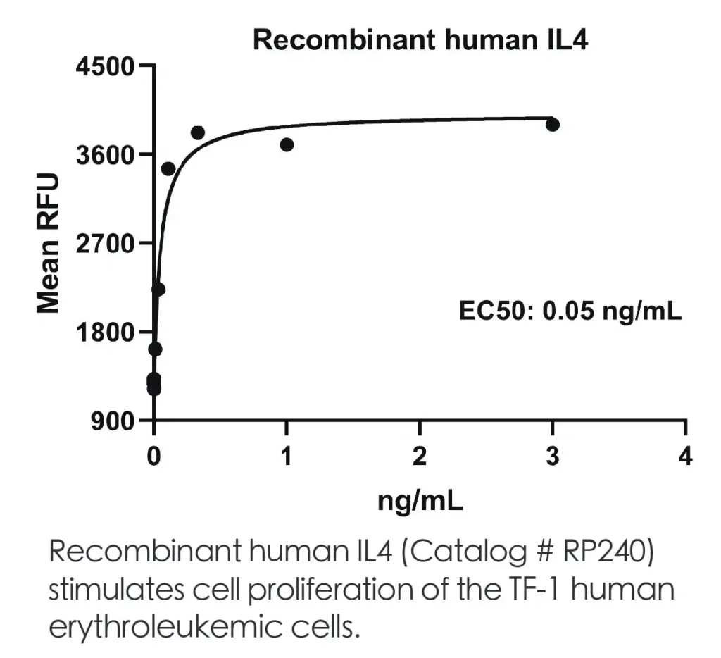 Human IL4 Recombinant Protein (HEK293 Expression) — Tag Free - Image 3