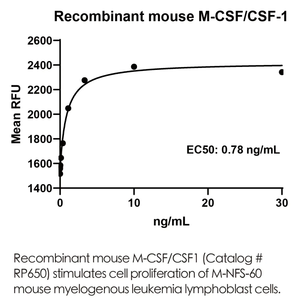 Mouse M-CSF Recombinant Protein (HEK293 Expression) - Image 3